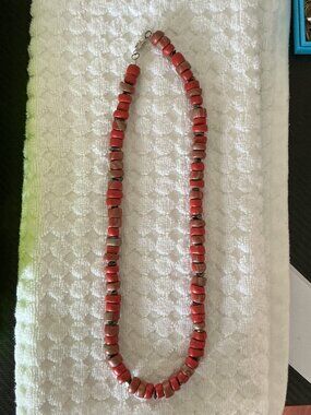 Spiny Red Oyster Shell Necklace